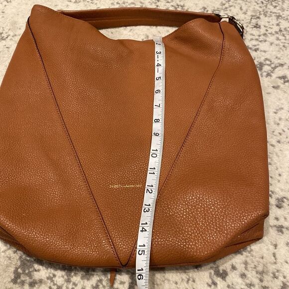 Rebecca Minkoff Moto Hobo in Almond Pebbled Leather. GUC - Picture 12 of 12